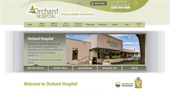Desktop Screenshot of orchardhospital.com